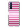 スリムプロテクションケース［ Small Border - Pink ］
