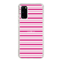 スリムプロテクションケース［ Small Border - Pink ］
