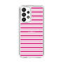 スリムプロテクションケース［ Small Border - Pink ］