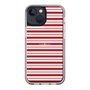 スリムプロテクションケース［ Small Border - Red ］