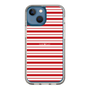 スリムプロテクションケース［ Small Border - Red ］
