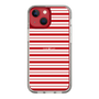 スリムプロテクションケース［ Small Border - Red ］