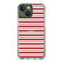 スリムプロテクションケース［ Small Border - Red ］
