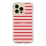 スリムプロテクションケース［ Small Border - Red ］
