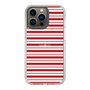 スリムプロテクションケース［ Small Border - Red ］