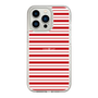スリムプロテクションケース［ Small Border - Red ］