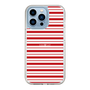 スリムプロテクションケース［ Small Border - Red ］