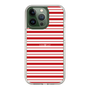 スリムプロテクションケース［ Small Border - Red ］