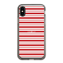 スリムプロテクションケース［ Small Border - Red ］