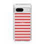 スリムプロテクションケース［ Small Border - Red ］