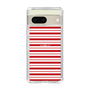 スリムプロテクションケース［ Small Border - Red ］