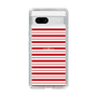スリムプロテクションケース［ Small Border - Red ］