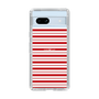 スリムプロテクションケース［ Small Border - Red ］