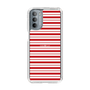 スリムプロテクションケース［ Small Border - Red ］