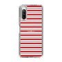 スリムプロテクションケース［ Small Border - Red ］