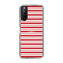 スリムプロテクションケース［ Small Border - Red ］