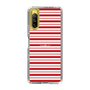 スリムプロテクションケース［ Small Border - Red ］