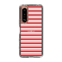 スリムプロテクションケース［ Small Border - Red ］