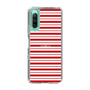 スリムプロテクションケース［ Small Border - Red ］