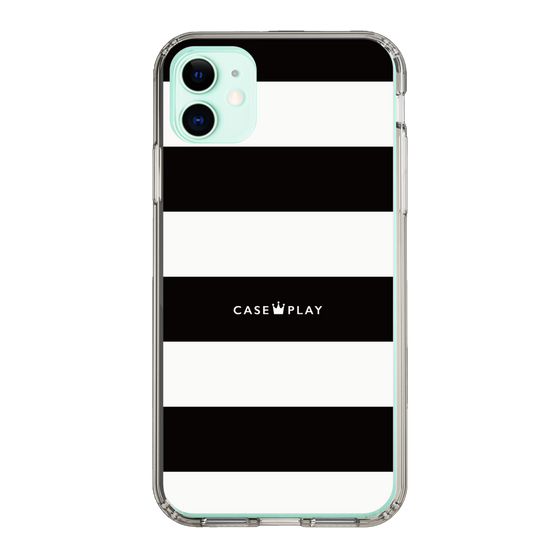スリムプロテクションケース［ Big Border - Black ］