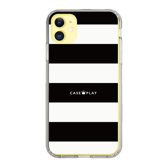 スリムプロテクションケース［ Big Border - Black ］
