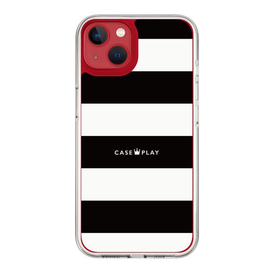 スリムプロテクションケース［ Big Border - Black ］