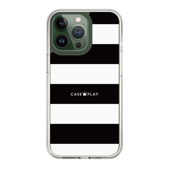 スリムプロテクションケース［ Big Border - Black ］