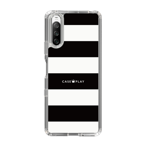 スリムプロテクションケース［ Big Border - Black ］