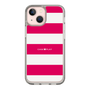 スリムプロテクションケース［ Big Border - Pink ］