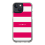スリムプロテクションケース［ Big Border - Pink ］