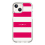 スリムプロテクションケース［ Big Border - Pink ］