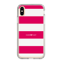 スリムプロテクションケース［ Big Border - Pink ］
