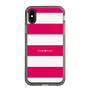 スリムプロテクションケース［ Big Border - Pink ］