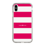スリムプロテクションケース［ Big Border - Pink ］