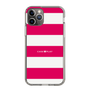 スリムプロテクションケース［ Big Border - Pink ］