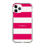 スリムプロテクションケース［ Big Border - Pink ］