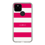 スリムプロテクションケース［ Big Border - Pink ］