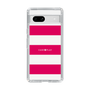 スリムプロテクションケース［ Big Border - Pink ］