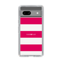 スリムプロテクションケース［ Big Border - Pink ］