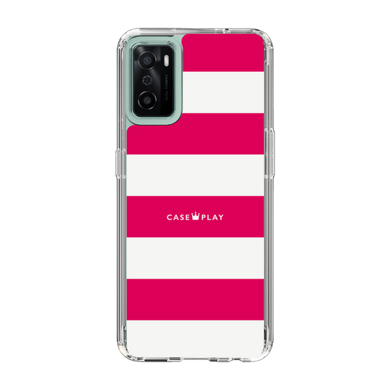 スリムプロテクションケース［ Big Border - Pink ］