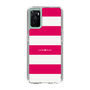 スリムプロテクションケース［ Big Border - Pink ］