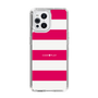 スリムプロテクションケース［ Big Border - Pink ］