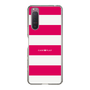スリムプロテクションケース［ Big Border - Pink ］