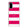 スリムプロテクションケース［ Big Border - Pink ］