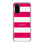 スリムプロテクションケース［ Big Border - Pink ］