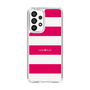 スリムプロテクションケース［ Big Border - Pink ］