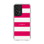 スリムプロテクションケース［ Big Border - Pink ］
