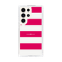 スリムプロテクションケース［ Big Border - Pink ］