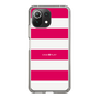 スリムプロテクションケース［ Big Border - Pink ］