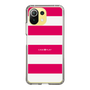 スリムプロテクションケース［ Big Border - Pink ］